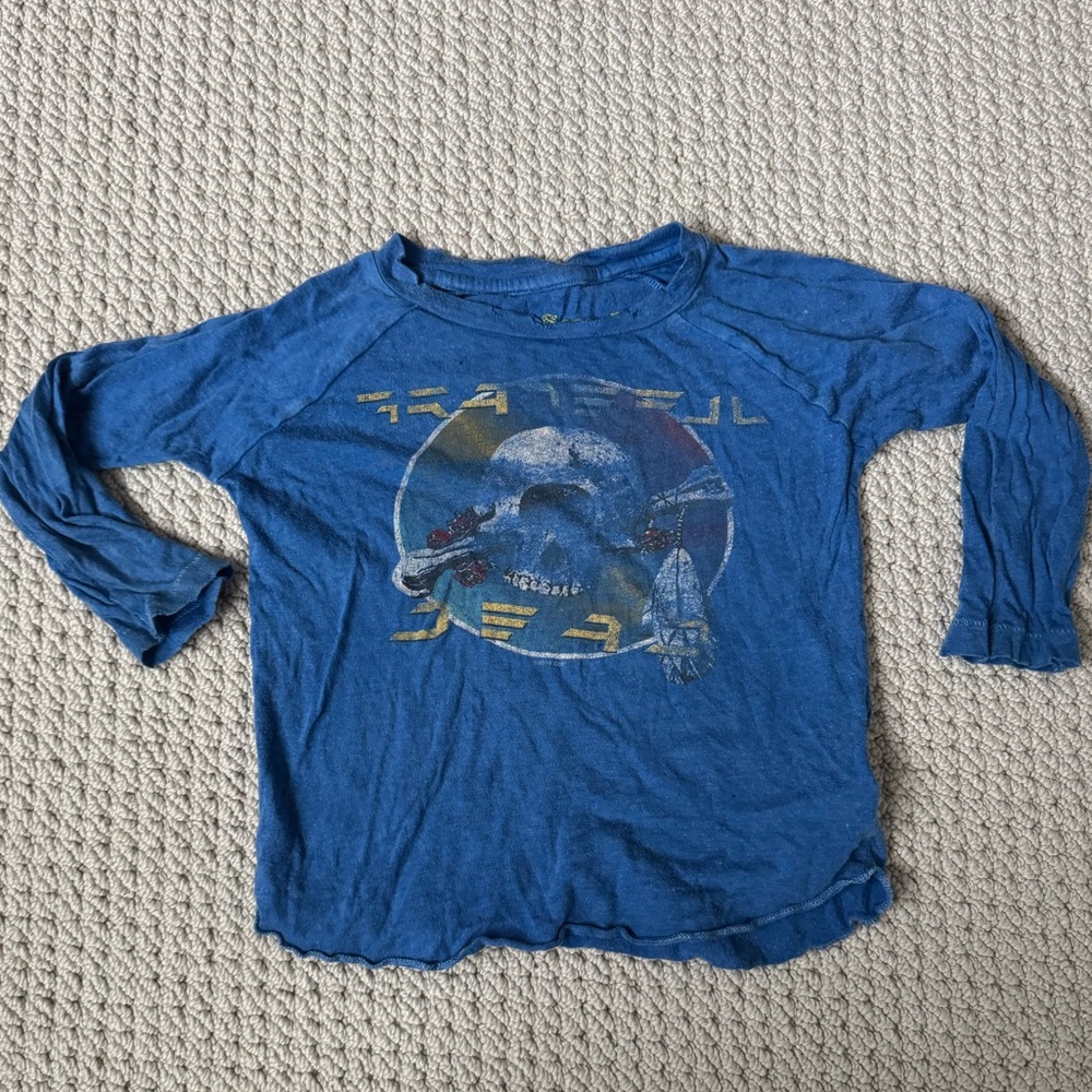 Rowdy Sprout Blue Graphic Long Sleeve Tee